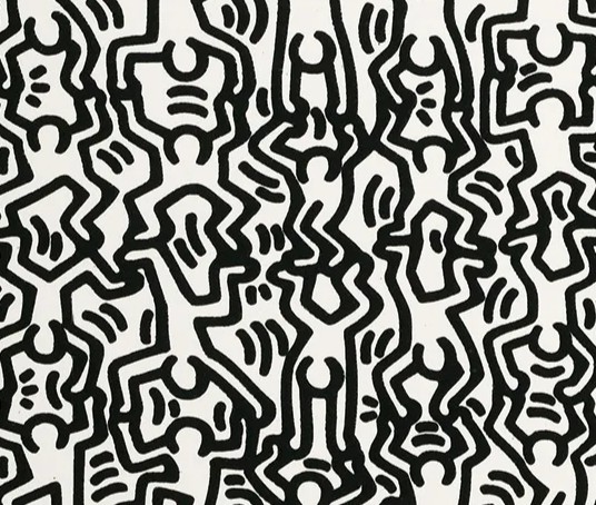 afbeelding van Keith Haring's kunst